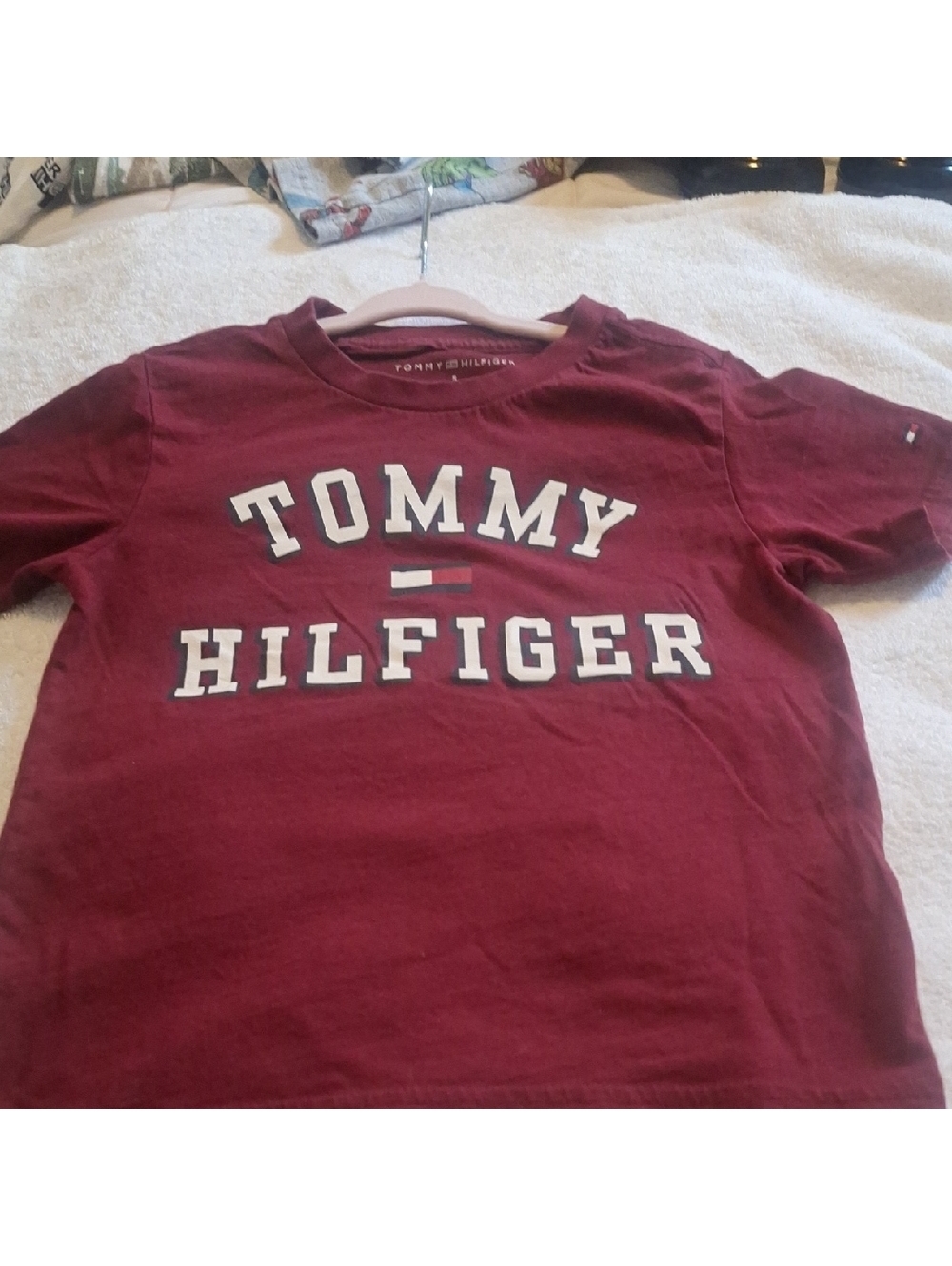Tommy Hilfiger Kids Maroon T-Shirt